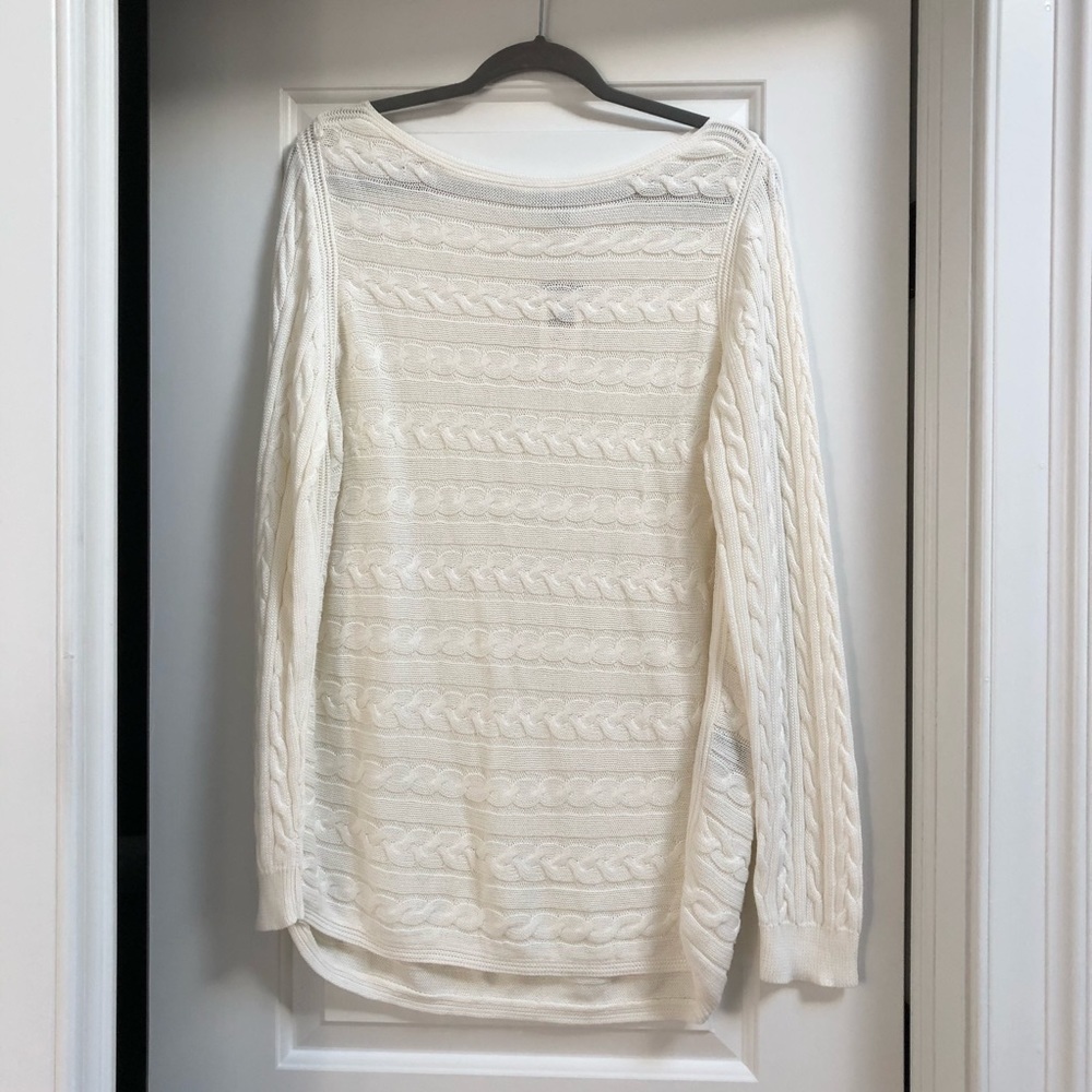 NWT Lauren Ralph Lauren Cream Sweater